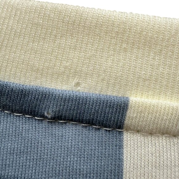 Vans Checkerboard Long Sleeve Tee Small Light Blue Twist Front Womens Top - Picture 13 of 13